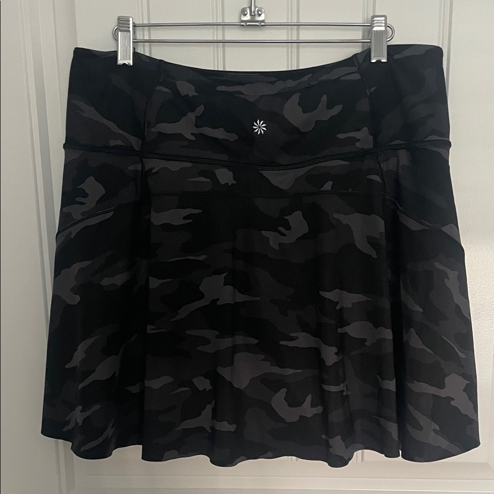 Black Camouflage Women's Skort - Picture 2 of 5